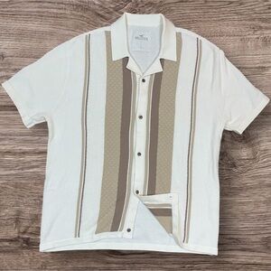 Hollister Men’s Casual Button Down Knit